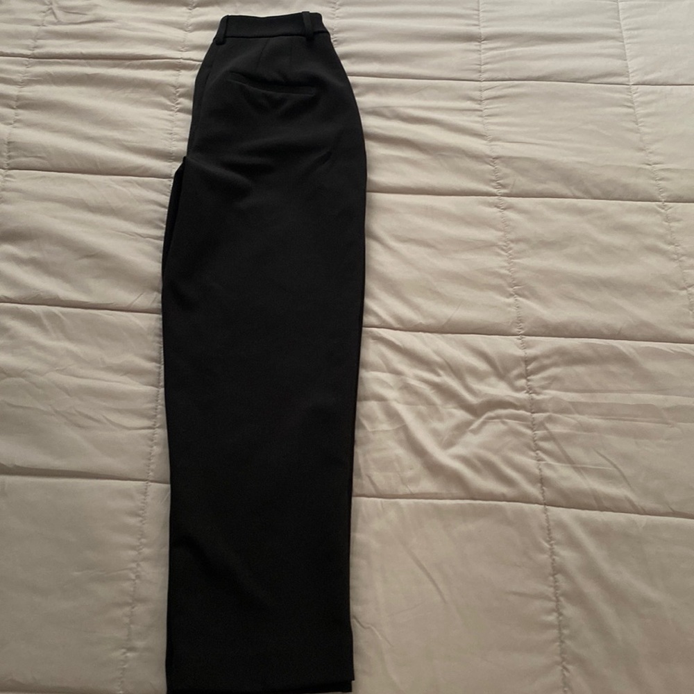 Express straight fit all black pants